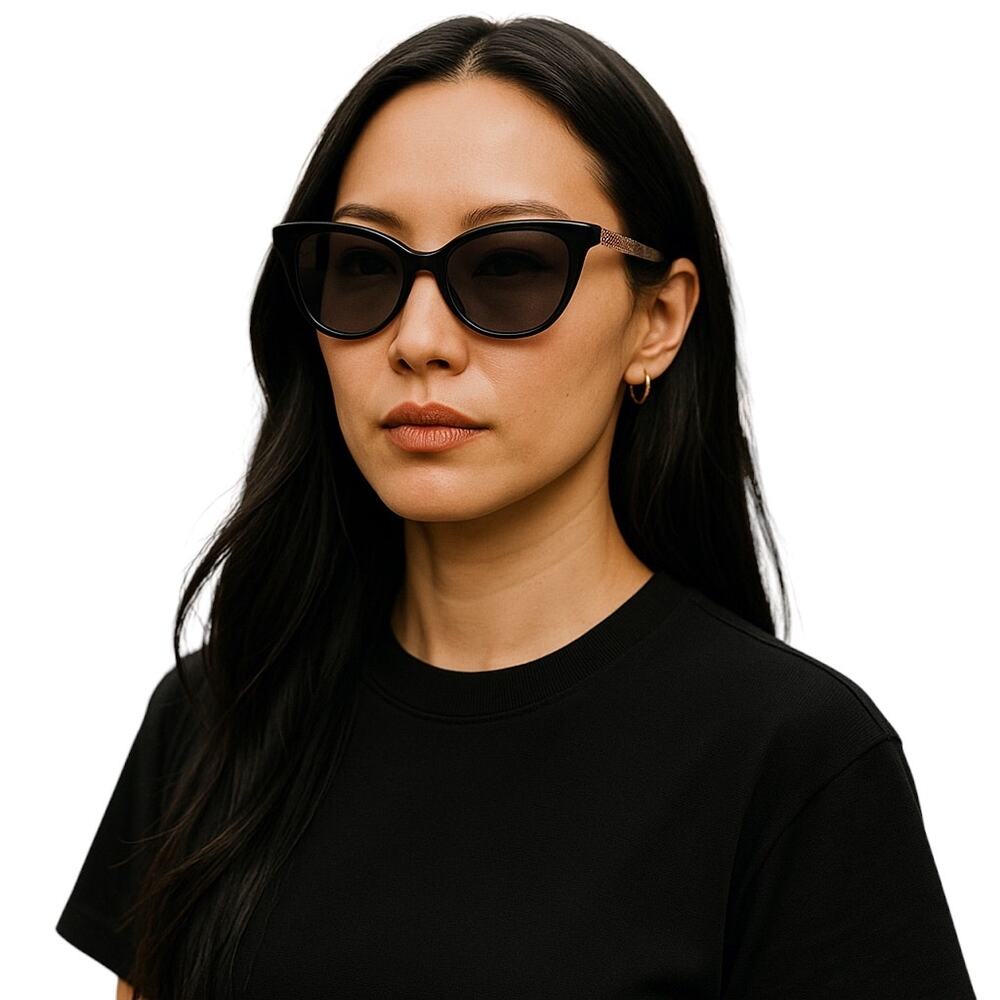 NEW Kate Spade Mckenzee Sunglasses Square Black Size 57,17